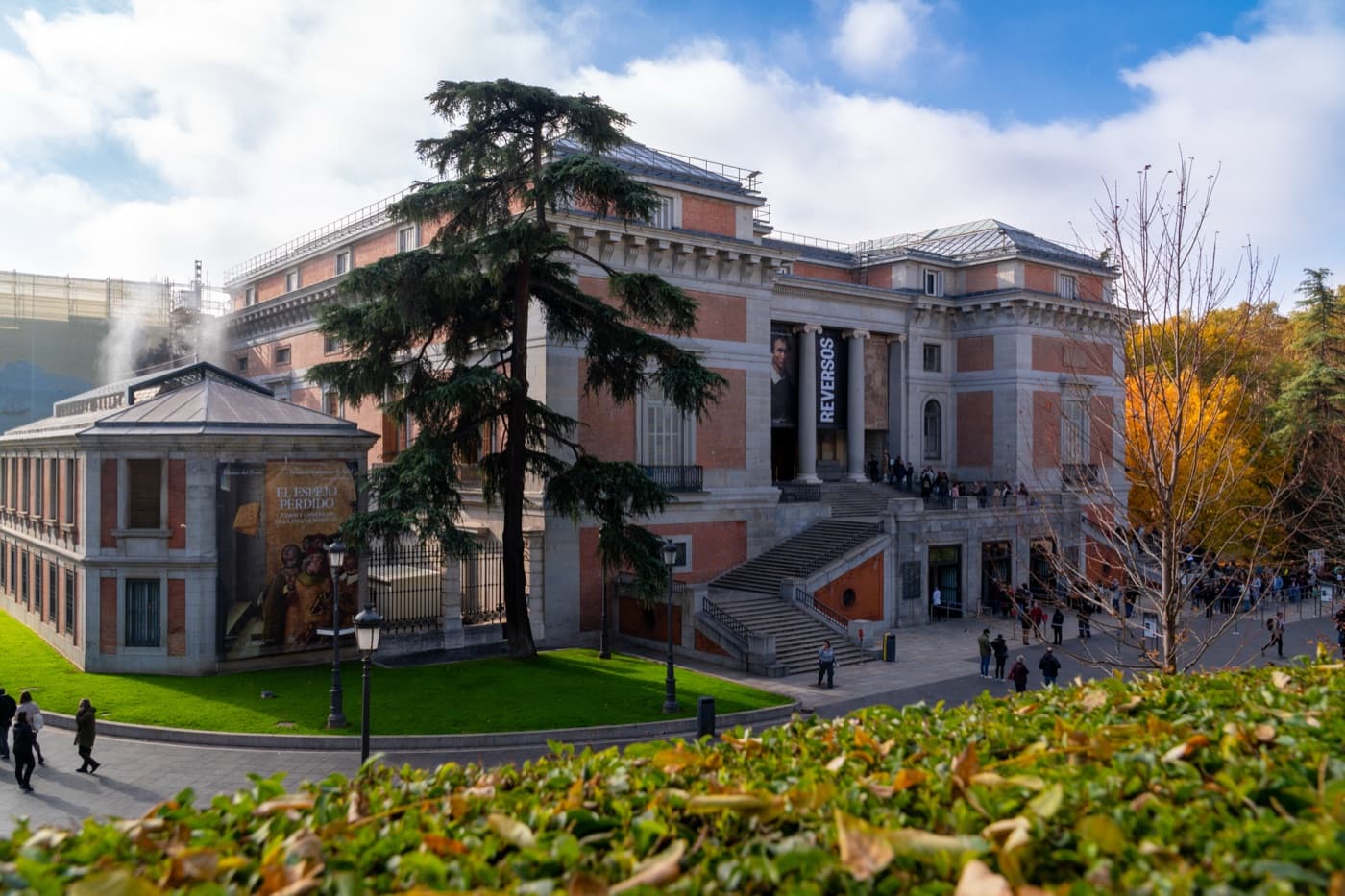 Paseo del Prado arbolado camino del museo